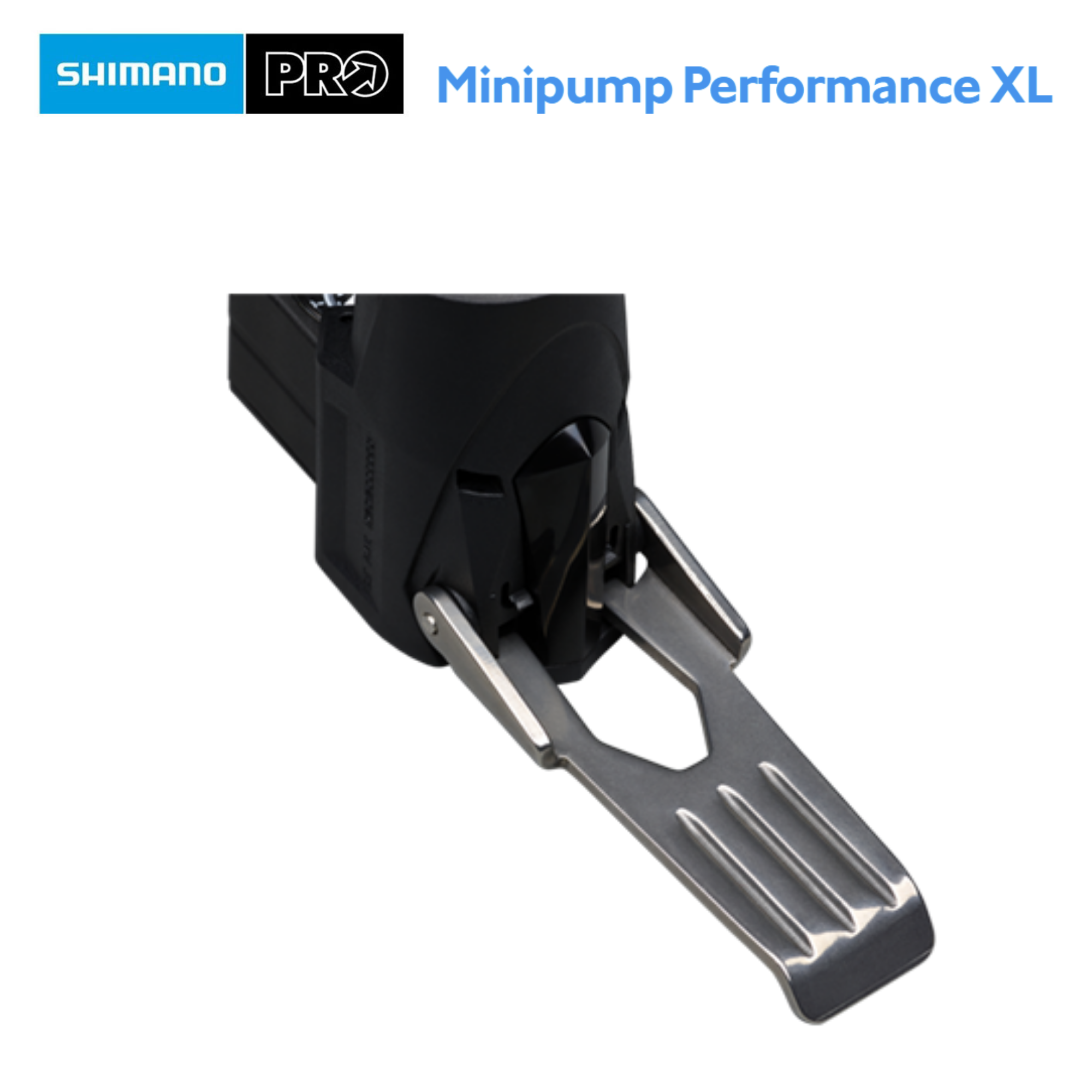 สูบจักรยานแบบพกพา SHIMANO PRO รุ่น PERFORMANCE XL มีที่เหยียบ