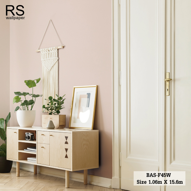 วอลเปเปอร์ สีชมพูอมเทา BAS-F45W