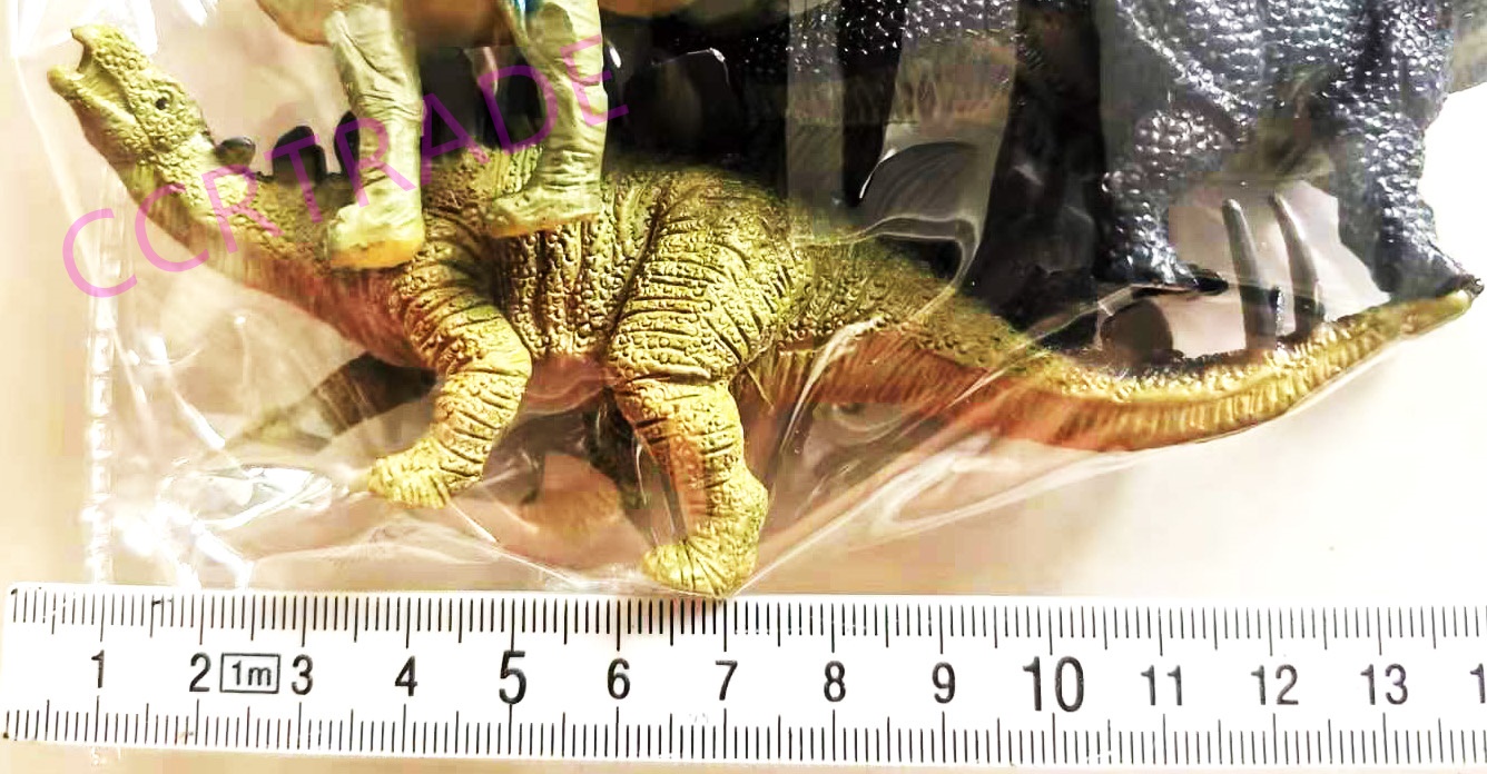 เซ็ตไดโนเสาร์จอมซ่า 12 ชิ้นถุง PVC 20x32.5 ซม.(1x3)