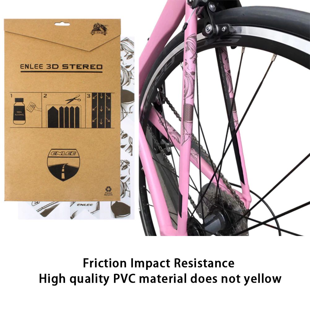 ฟิล์มกันรอยจักรยาน แบบ3D ยี่ห้อ S-FIGHT / ENLEE