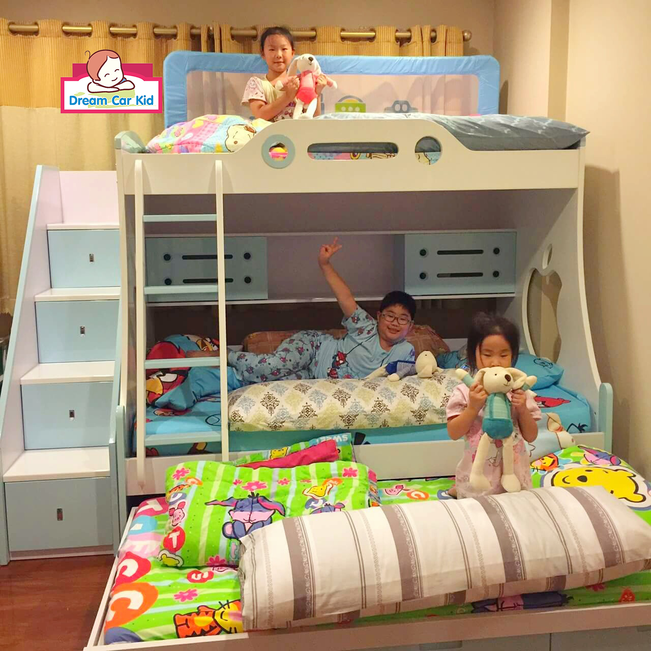 เตียง2ชั้น เติมความสนุกให้ห้องนอนเด็ก