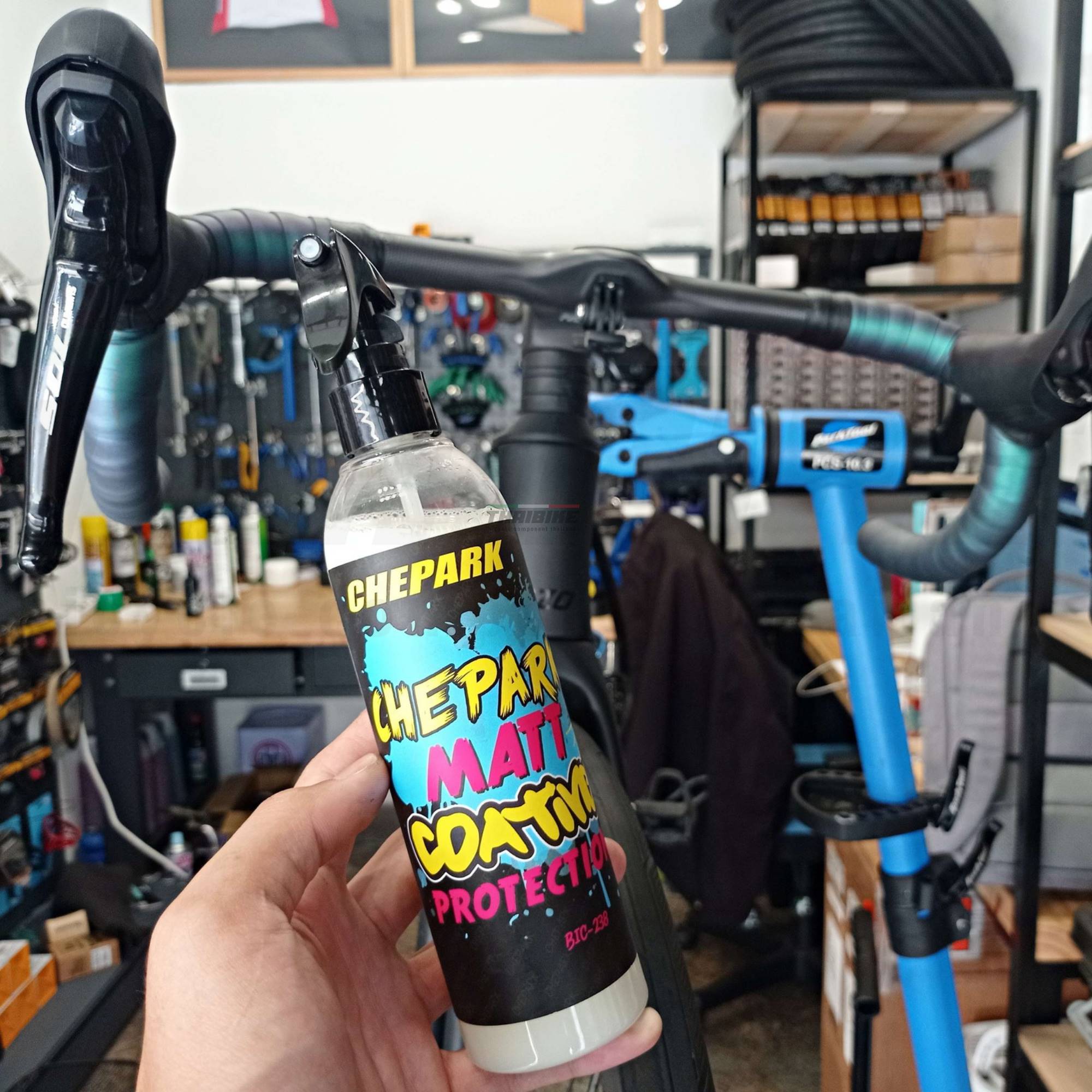 น้ำยาเคลือบสีจักรยานแบบผิวด้าน 𝐂𝐇𝐄𝐏𝐀𝐑𝐊 𝐌𝐀𝐓𝐓 𝐂𝐎𝐀𝐓𝐈𝐍𝐆 𝐏𝐑𝐎𝐓𝐄C