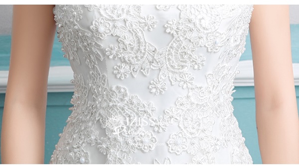 BR324 **พรีออเดอร์**ชุดแต่งงาน&ชุดเจ้าสาวแบบยาวสีขาวเกรดพรีเมี่ยม หรูหราน่ารัก สวยโดดเด่นไม่ซ้ำใคร