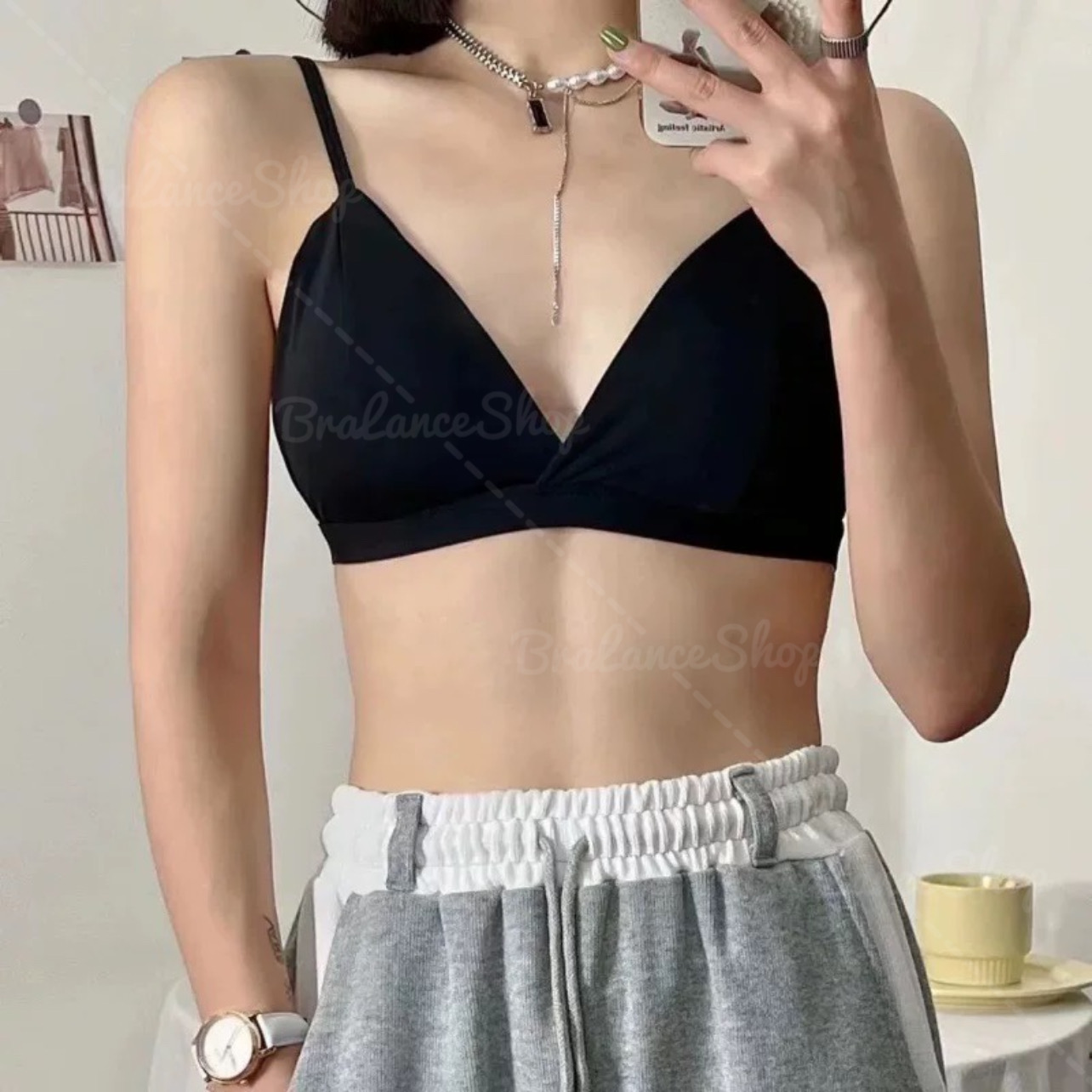 BLS✿6757 บราไร้โครงแฟชั่น