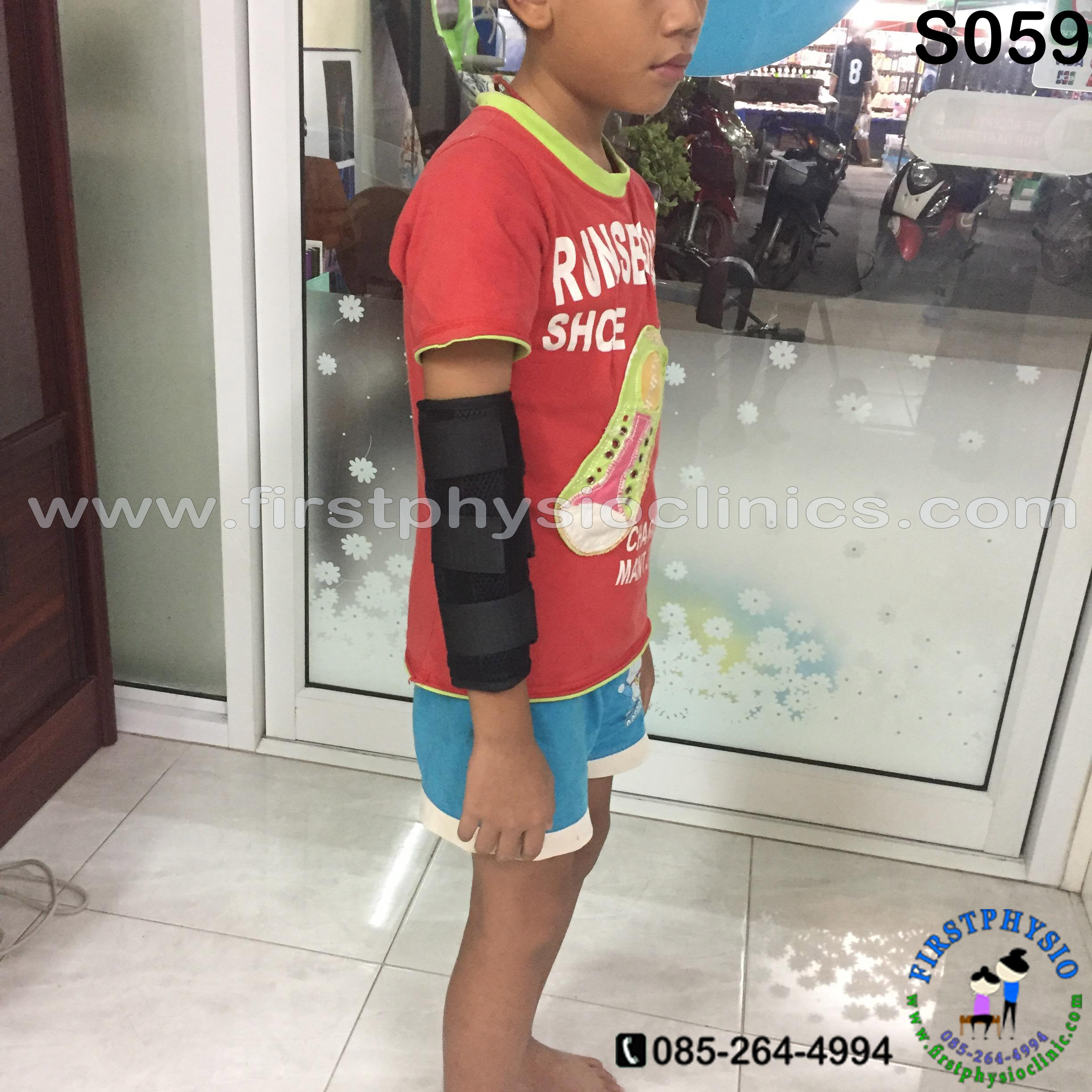 ดามศอกลดเกร็งในเด็ก เหยียดข้อศอกในเด็ก Elbow Stretch ช่วยเหยียดศอกตรง ดัดข้อศอกตรง พลาสติกดามข้อศอกเด็ก