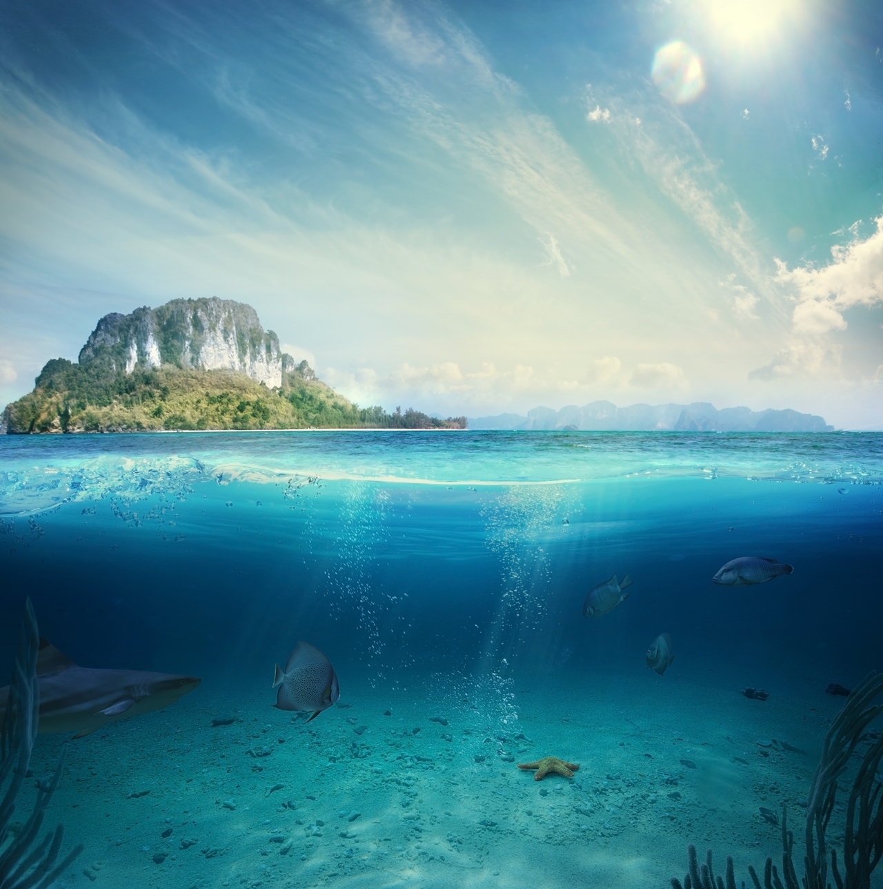วอลเปปอร์ ภาพทะเล ชายหาด