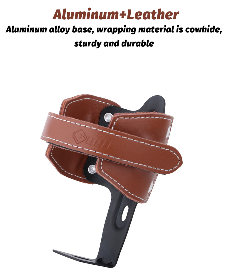 ขาขวดน้ำจักรยานแบบหนัง ODI bicycle retro cowhide water bottle holder