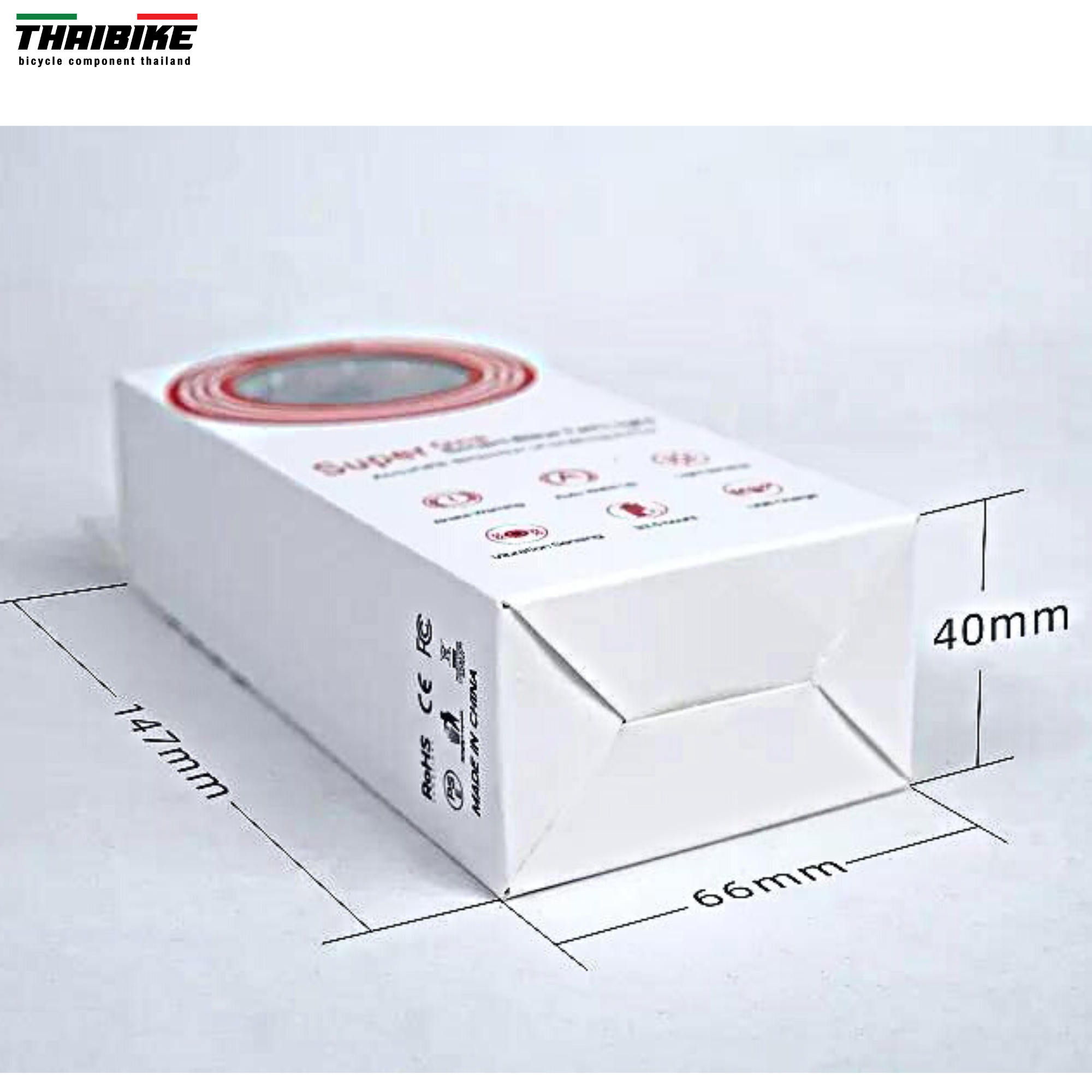 ไฟท้ายจักรยาน THAIBIKE TWOOC Super One Smart Bike Taillight เบรคออโต้