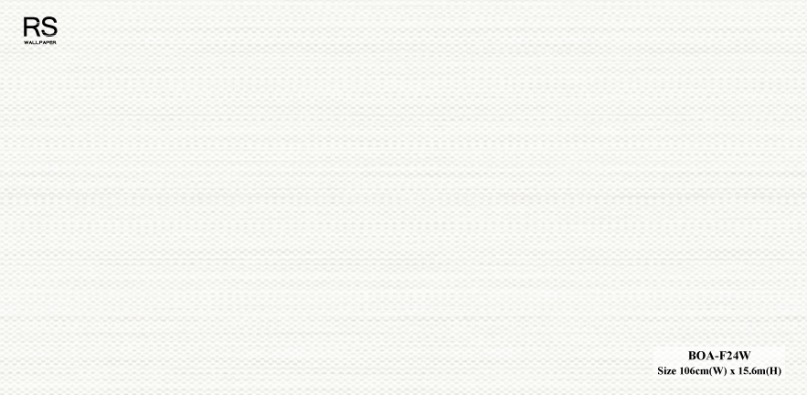 วอลเปเปอร์ลายผ้าสีครีม BOA-F24W