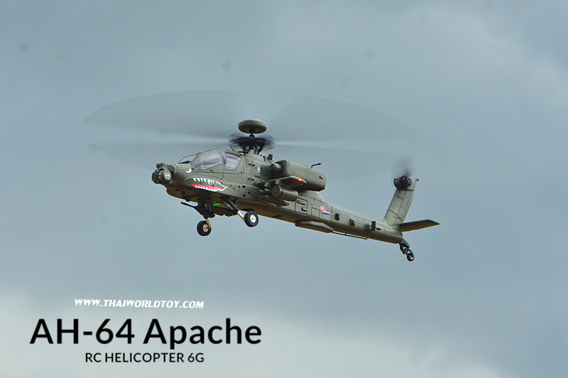 AH-64D Apache 6Ch 3D 6Gyro RC Helicopter
