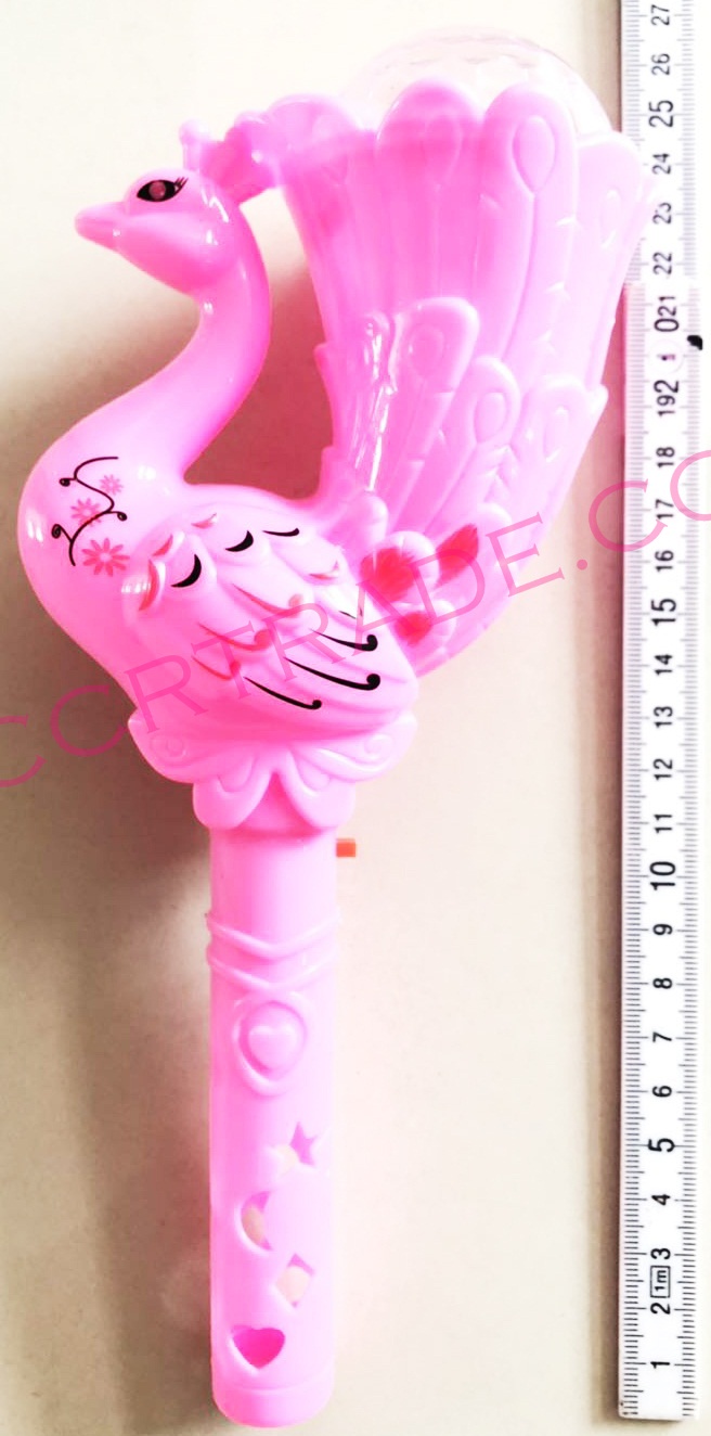 คทาไฟนกยูง (มีถ่านในตัว) 24 ซม.