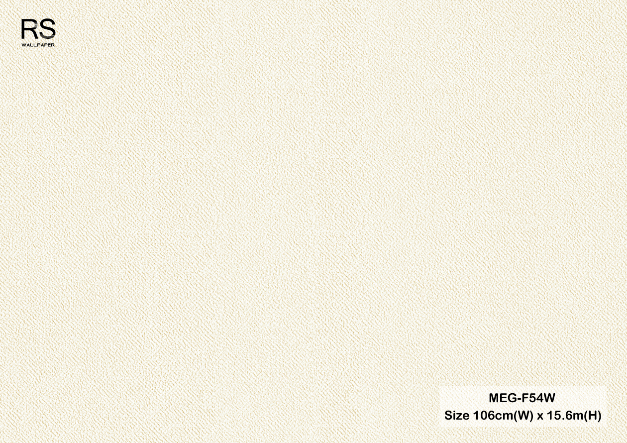 วอลเปเปอร์ สีครีมอ่อน MEG-F54W
