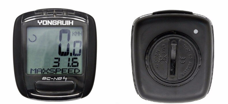 ไมล์จักรยาน ไมล์ไร้สาย วัดความเร็วจักรยาน YONGRUIH รุ่น BC-NB มีไฟในตัว