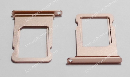 ถาดใส่ซิม Sim Card Tray Original Genuine สำหรับ iPhone 7 สีชมพู (Rose Gold) (ส่งฟรี)