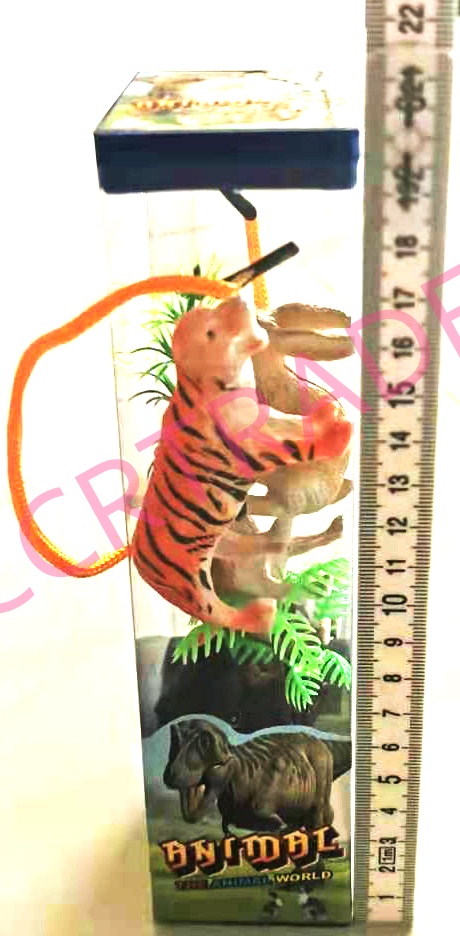 สัตว์ป่า 6 ชิ้นกล่องยาว 20 ซม.