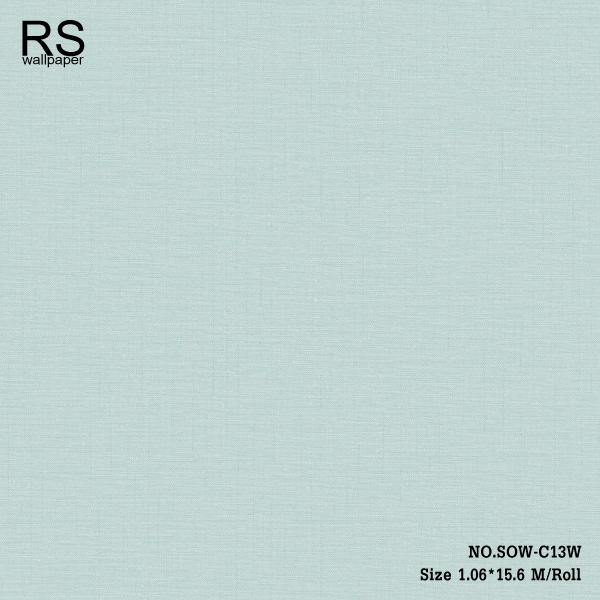 วอลเปเปอร์เทกเจอร์ผ้าพื้นสีฟ้าอ่อน SOW-C13W