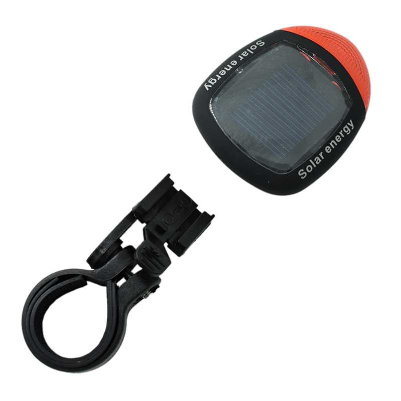 ไฟท้ายโซล่าเซล ติดจักรยาน ไม่ต้องใส่ถ่าน ไม่ต้องชาร์จ ไฟท้ายจักรยาน