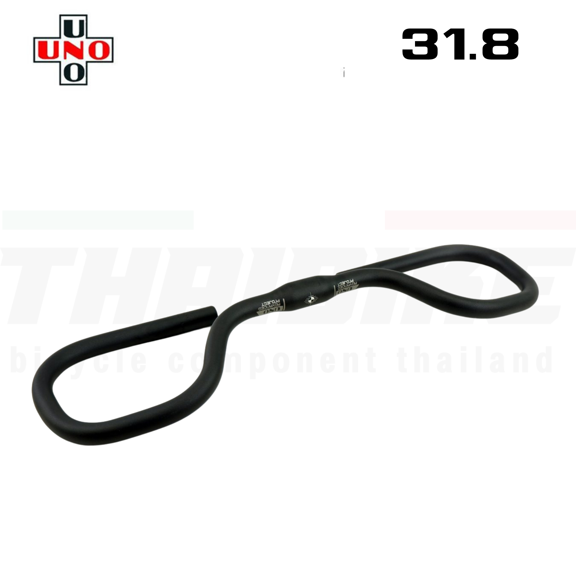 แฮนด์จักรยานผีเสื้อ UNO KALLOY TOURING AL069 AL069V 25.4/31.8