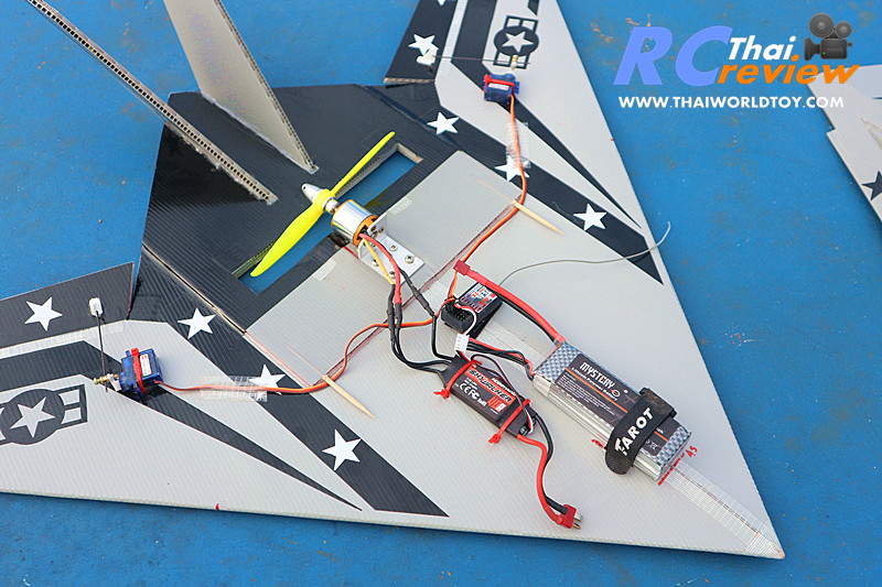 F-117 Stealth Rc 800mm.ชุดพร้อมบิน