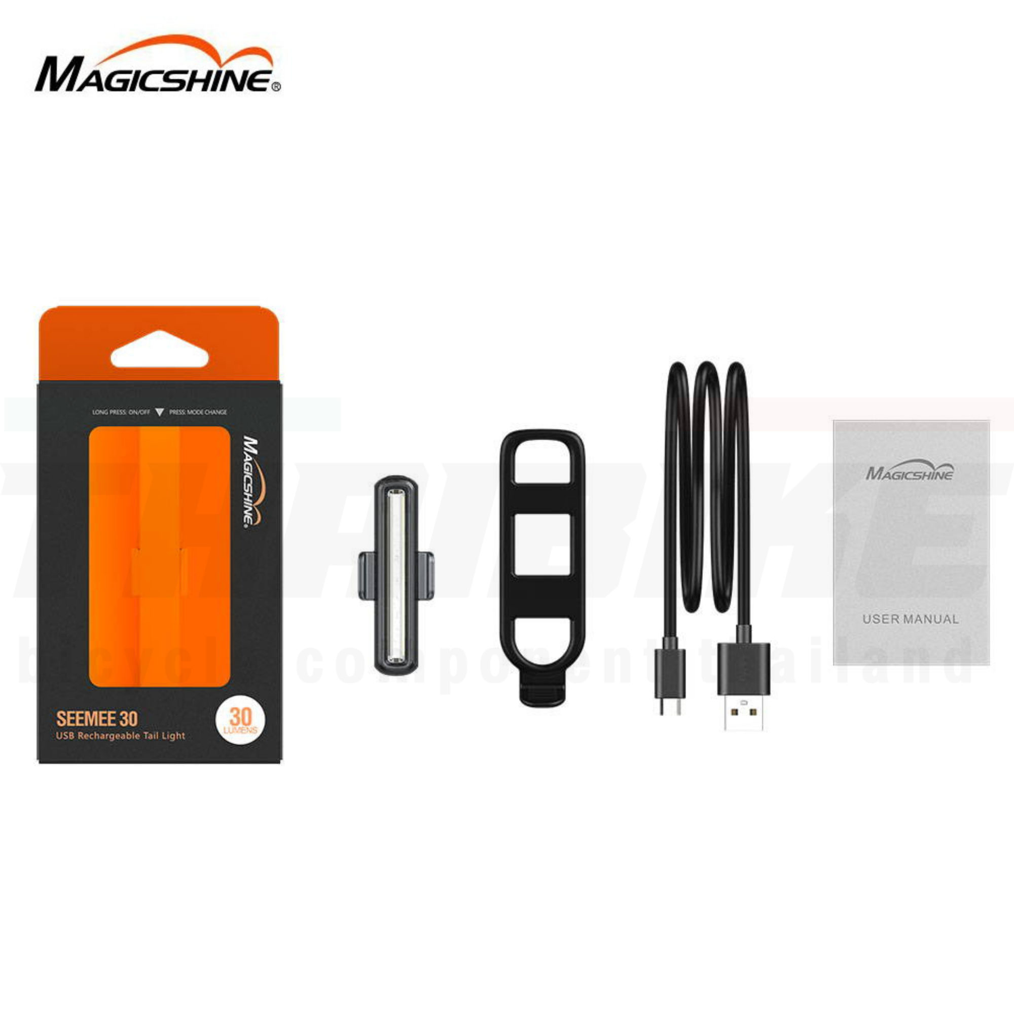 ไฟท้ายจักรยาน Magicshine Smart Bicycle Auto Brake Sensing Light SEEMEE 30 100 180