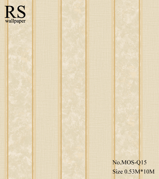 วอลเปเปอร์ลายทางแนวคลาสสิค วินเทจ MOS-Q15