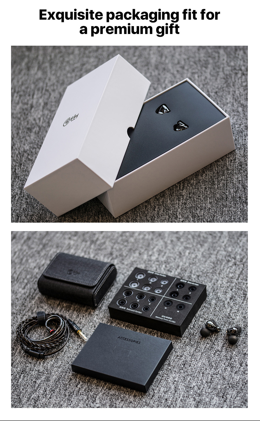 ขาย Hiby Seed 2 หูฟัง Dynamic รองรับ Hi-Res บอดี้ Pure copper สายชุบเงินถัก 4