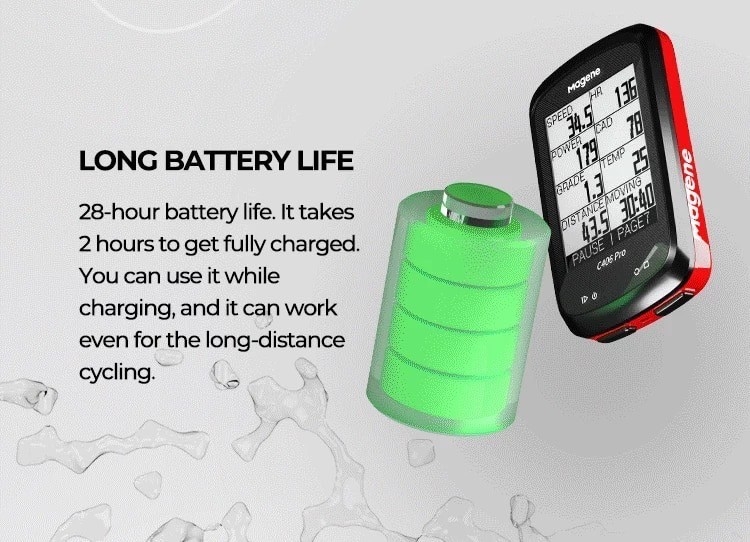 MAGENE : C406 Pro ไมล์ GPS พร้อมระบบนำทาง ฐานบาร์ฟลาย