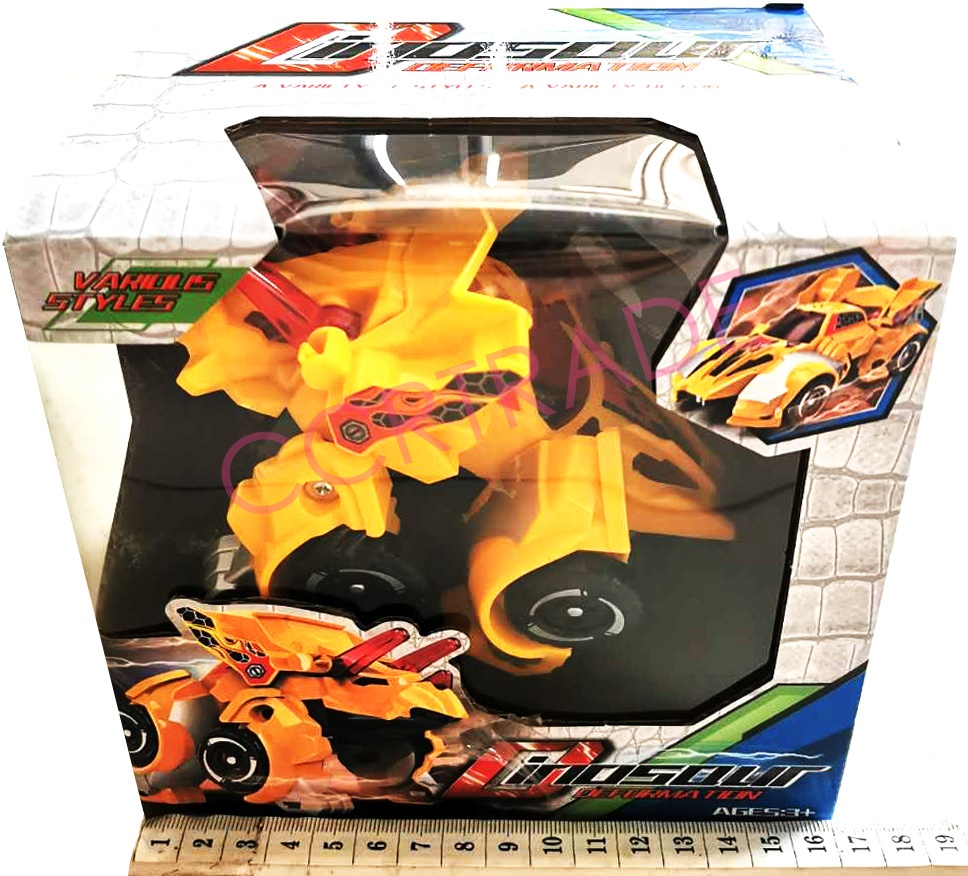 รถแปลงร่างไดโนเสาร์กล่อง 10.5x16 ซม.(1x3)