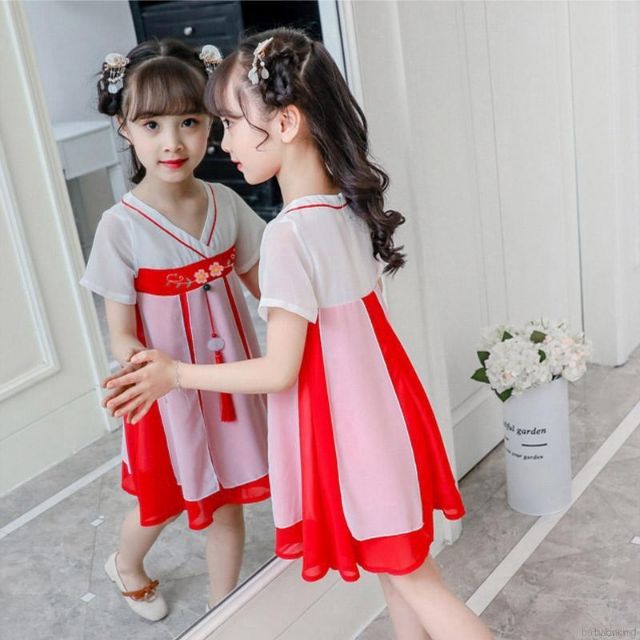 ชุดกีเพ้่าเด็ก ชุดจีนเด็ก พร้อมส่ง