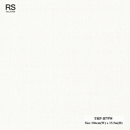 วอลเปเปอร์สีขาว TRP-B75W