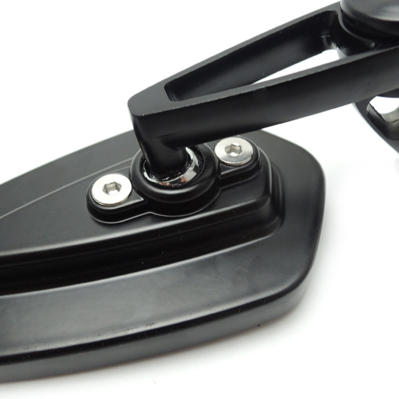 กระจกติดมอเตอร์ไซต์ จักรยาน อลูมิเนียม กระจกสีฟ้า THAIBIKE