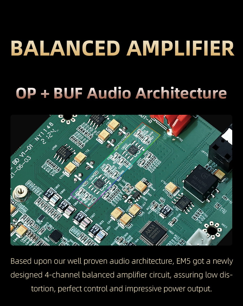 ขาย Shanling EM5 DAC/AMP สำหรับหูฟัง ระดับ high-end ประกันศูนย์ไทย