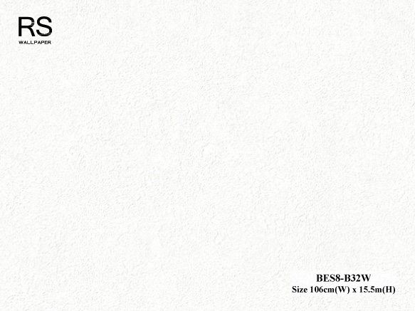 วอลเปเปอร์ลายปูนเปลือยคอนกรีต สีขาว BES8-B32W