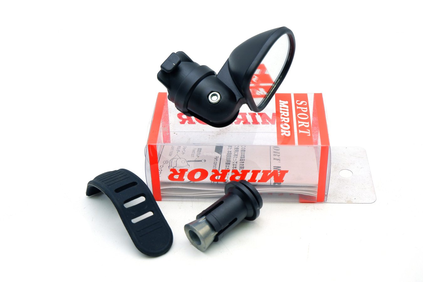 กระจก SPORT MIRROR ติดจักรยาน ติดตั้งได้ 3 แบบ