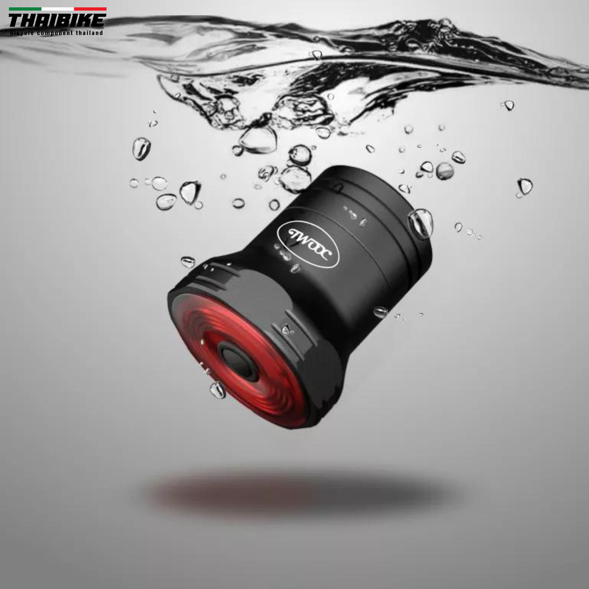 ไฟท้ายจักรยาน THAIBIKE TWOOC Super One Smart Bike Taillight เบรคออโต้