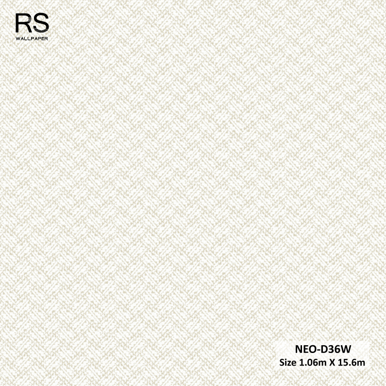 วอลเปเปอร์ สีน้ำตาลครีม NEO-D36W