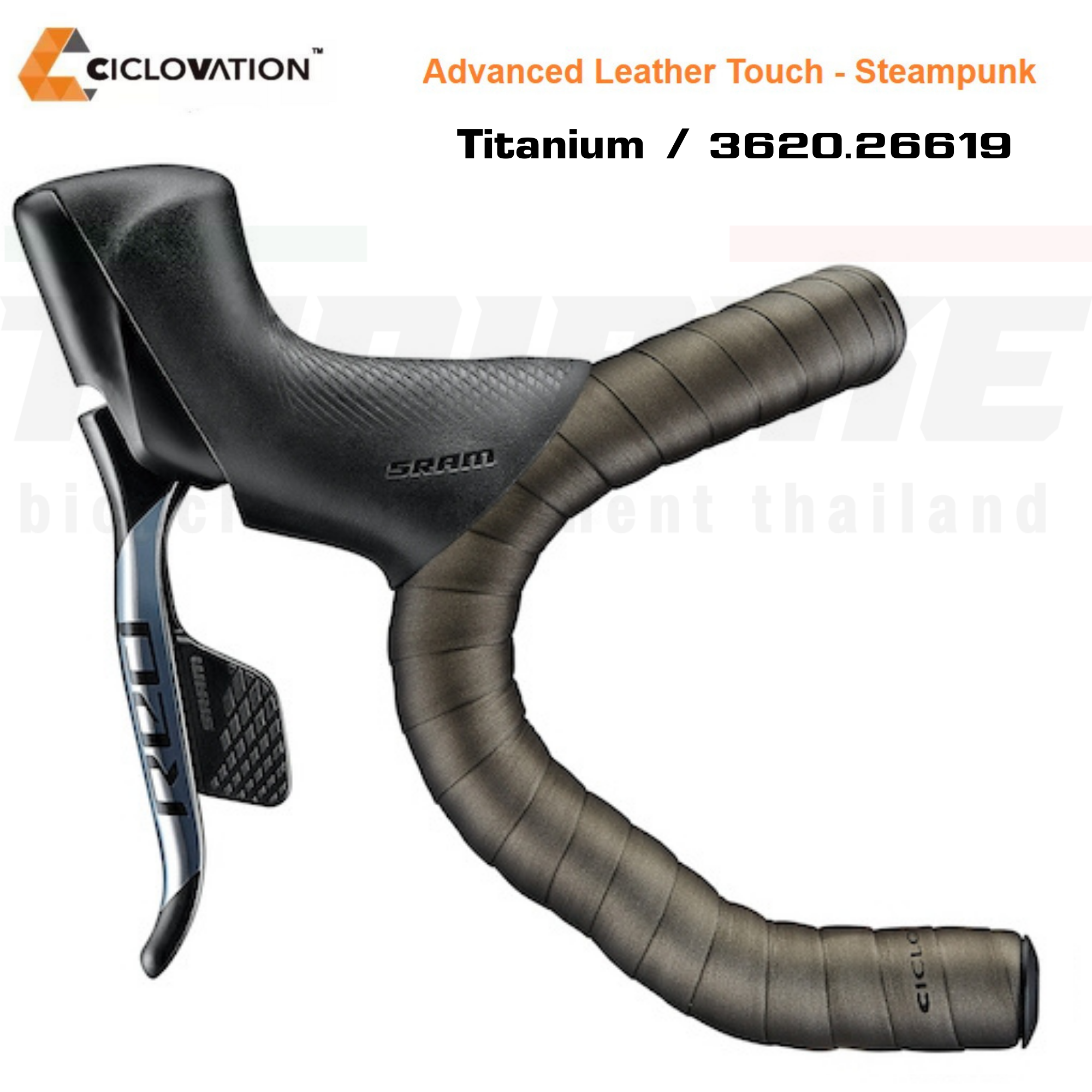 ผ้าพันแฮนด์จักรยาน CICLOVATION Advanced Leather Touch - Steampunk