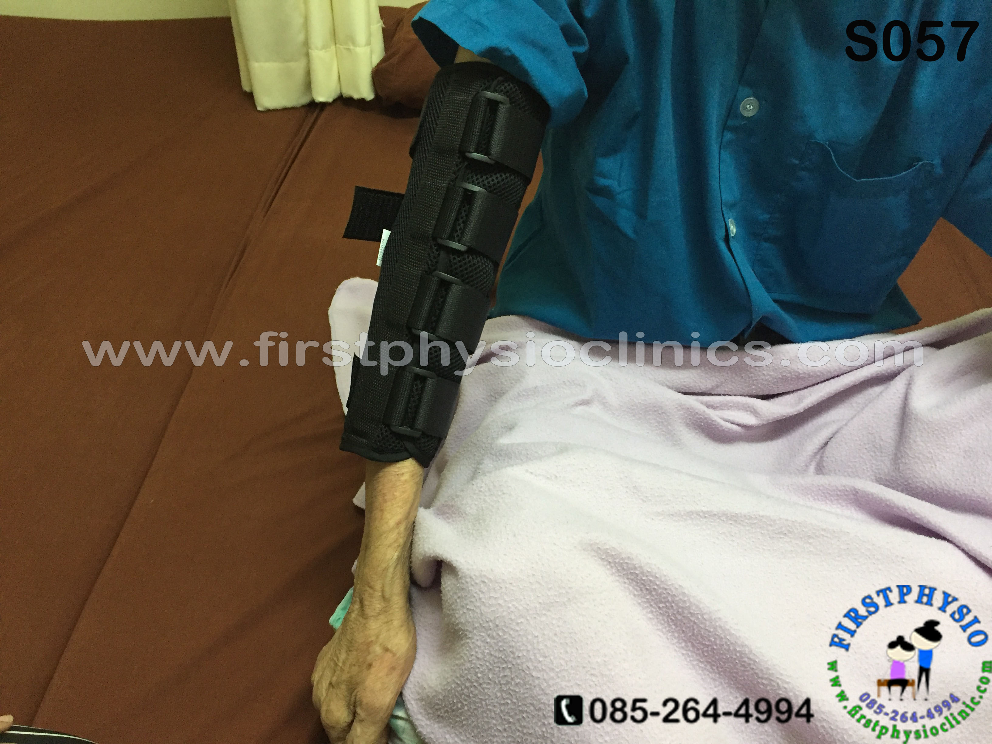 FIRSTPHYSIO/อุปกรณ์เหยียดข้อศอกผู้ใหญ่/ดามข้อศอก/ข้อศอกติด//Elbow Stretch/อุปกรณ์ช่วยเหยียดศอกตรง/ที่ดัดข้อศอกตรง/อุปกรณ์ดามศอกลดเกร็ง
