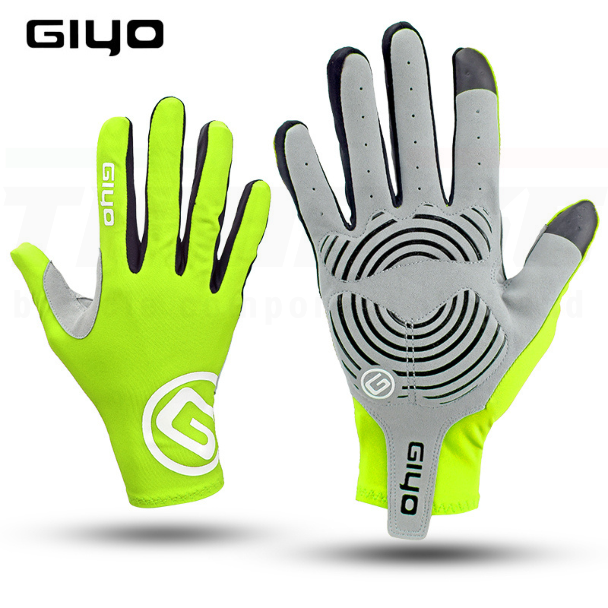 ถุงมือปั่นจักรยาน แอร์โร่ว์ ยี่ห้อ GIYO S02 ถุงมือปั่นจักรยาน ผ้านุ่ม เจลหนา