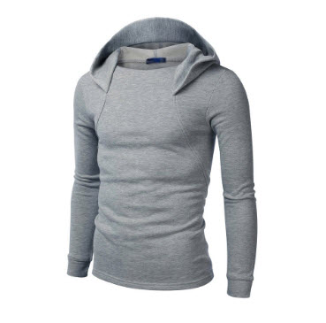 พร้อมส่ง เสื้อกันหนาว สีเทาอ่อน มีฮู้ด แขนจั๊ม แขนยาว ใส่ทับด้วยโค้ท หรือใส่เดี่ยวก็เท่ห์ และอุ่น แมทซ์กับเสื้อผ้าได้ง่าย