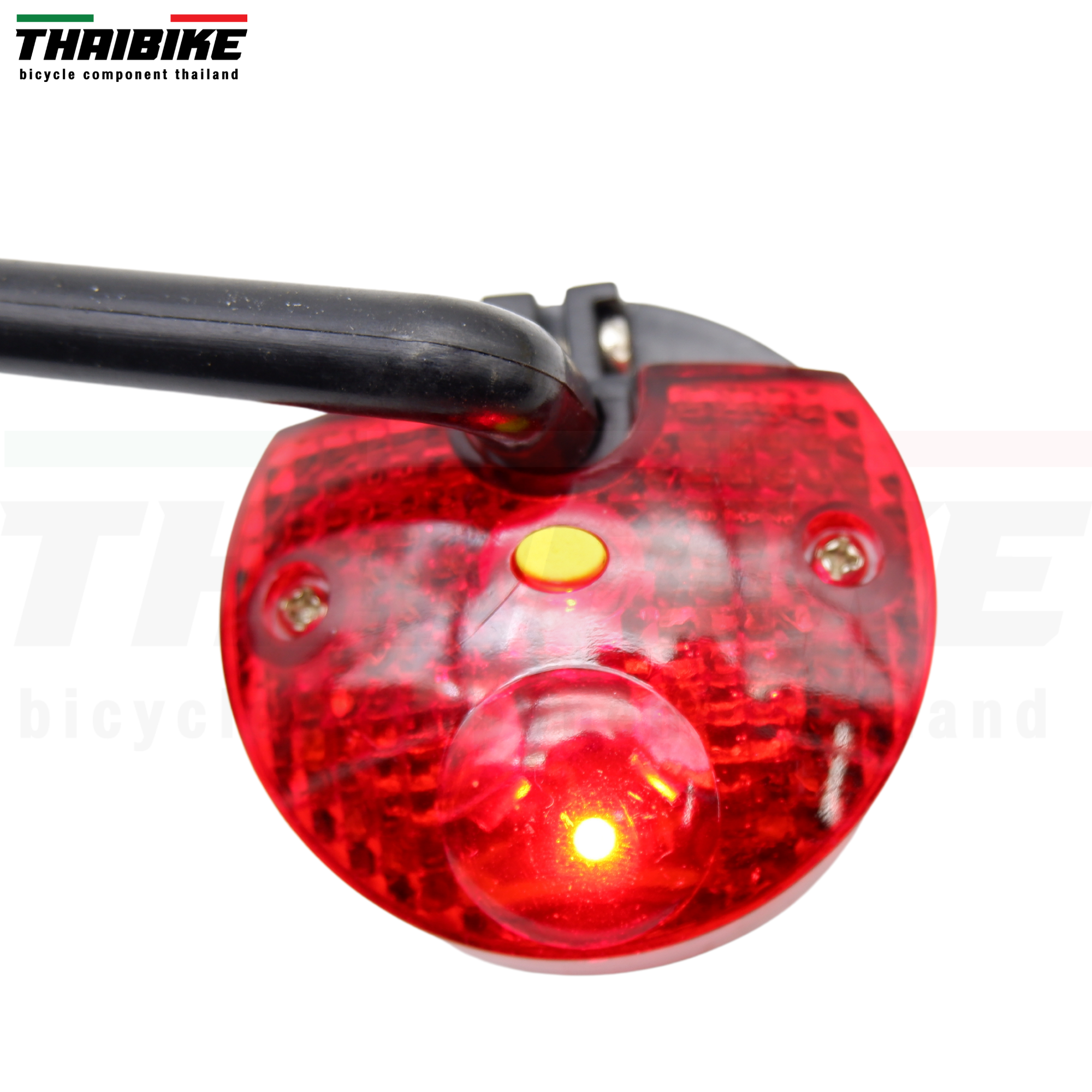กระจกจักรยาน THAIBIKE พร้อมไฟในตัว แบบมีไฟกระพริบ