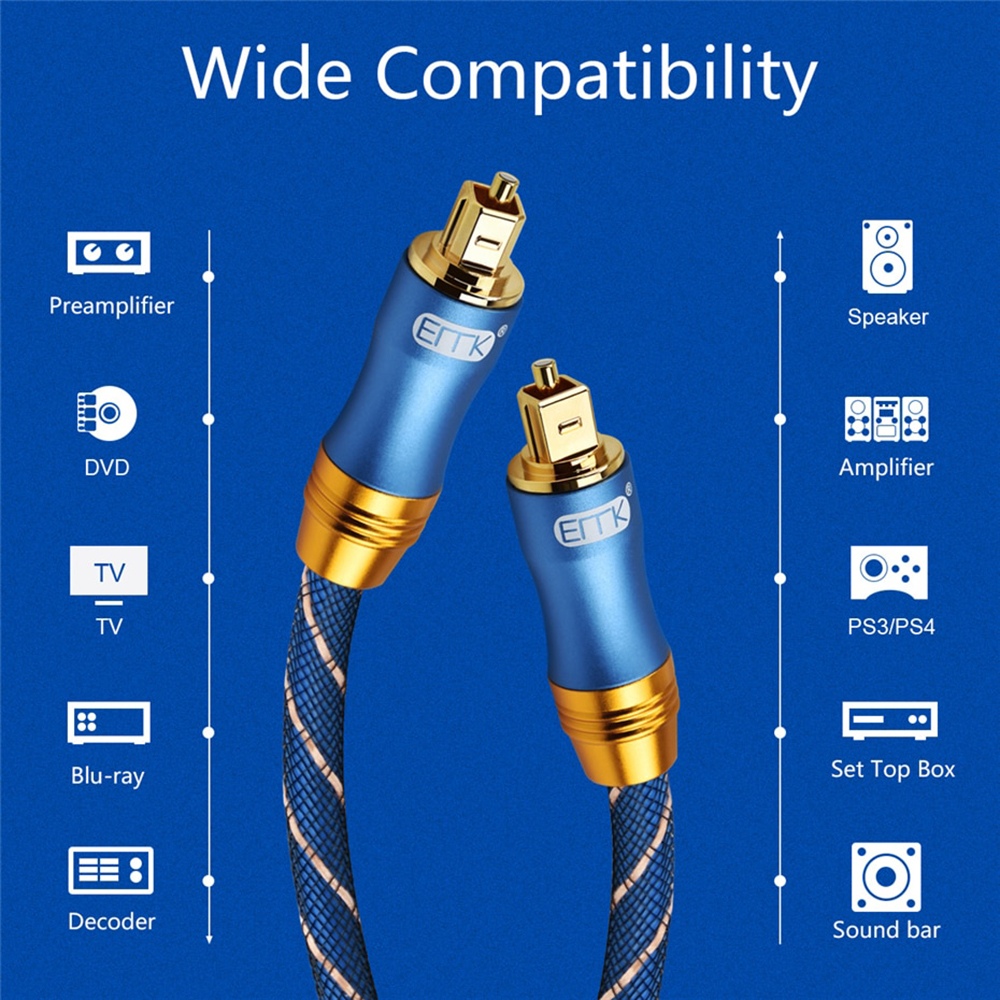 ขาย ERTK Optical Blue สาย Optical เกรดพรีเมี่ยม สำหรับเครื่องเสียง