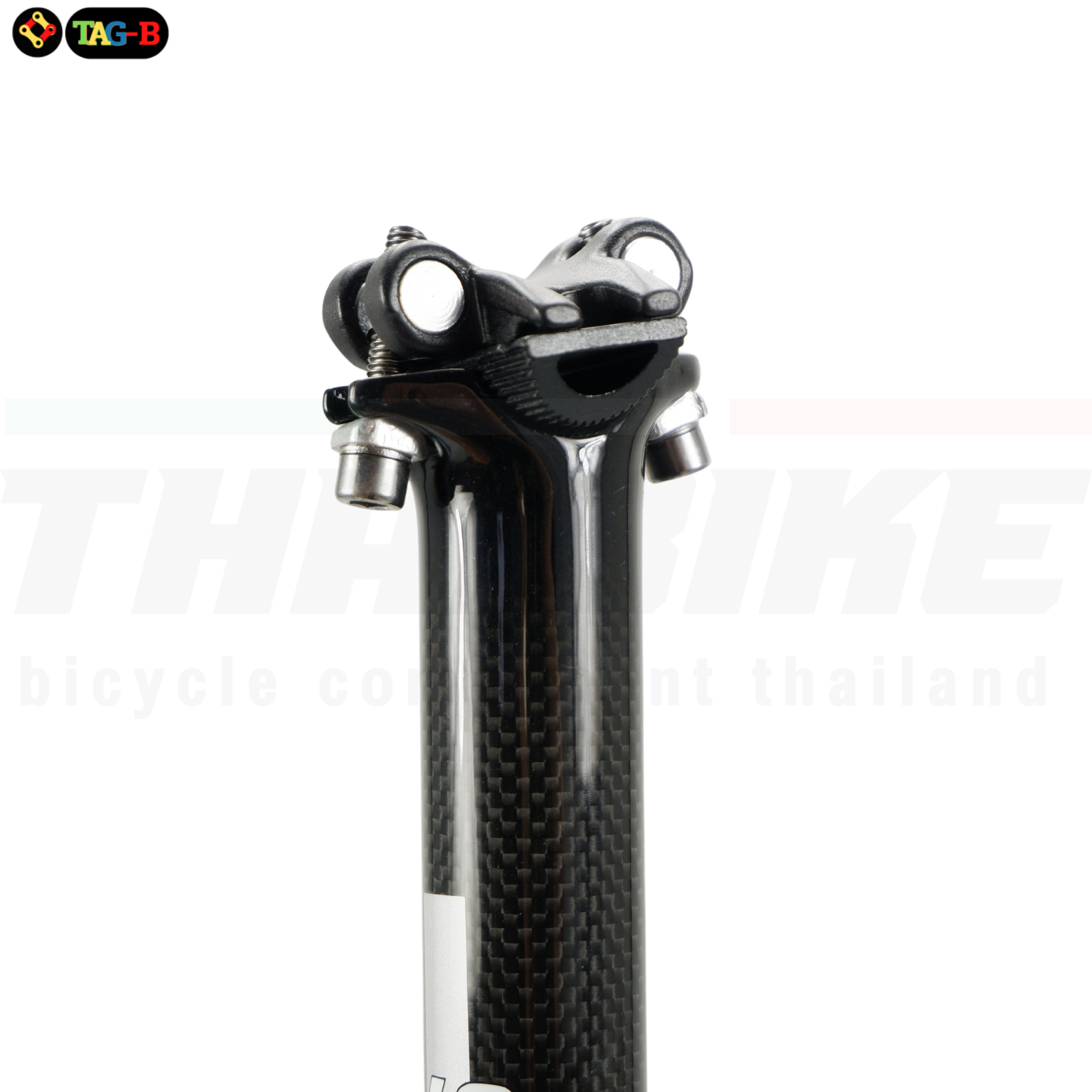 หลักอานจักรยานแบบตรงฟูลคาร์บอน BIKECO X6 27.2 30.9 31.6 400มม.