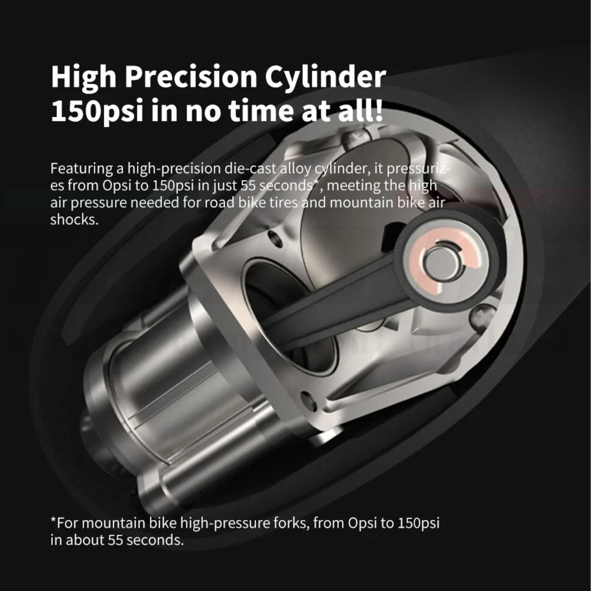 สูบจักรยานไฟฟ้า Ridenow mini สูบได้ 150 psi สูบมอเตอร์ไซต์