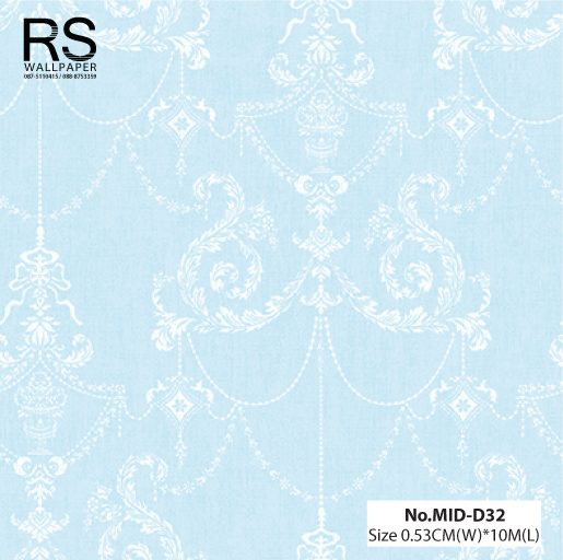 วอลเปเปอร์ ลายหลุยส์วินเทจ NO.MID-D32