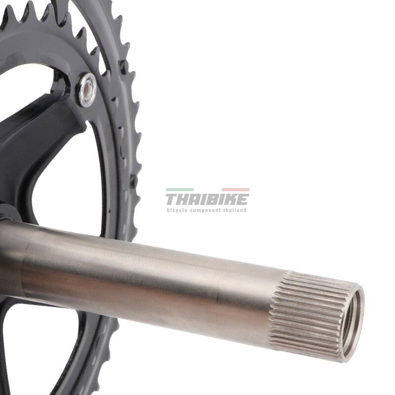 ชุดขาจานจักรยานเสือหมอบพร้อมกะโหลก ยี่ห้อ Jiankun ขนาด 53-39T ขาจาน 170มม.