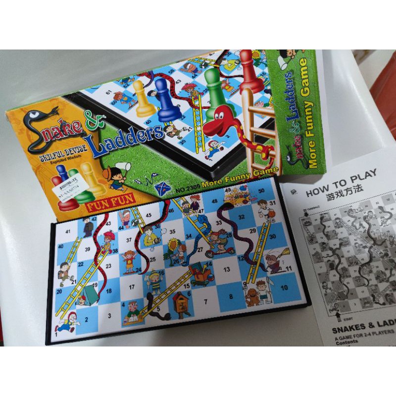 เกมบันไดงูแม่เหล็ก ไซต์ใหญ่ 20 เซน พกพาง่าย