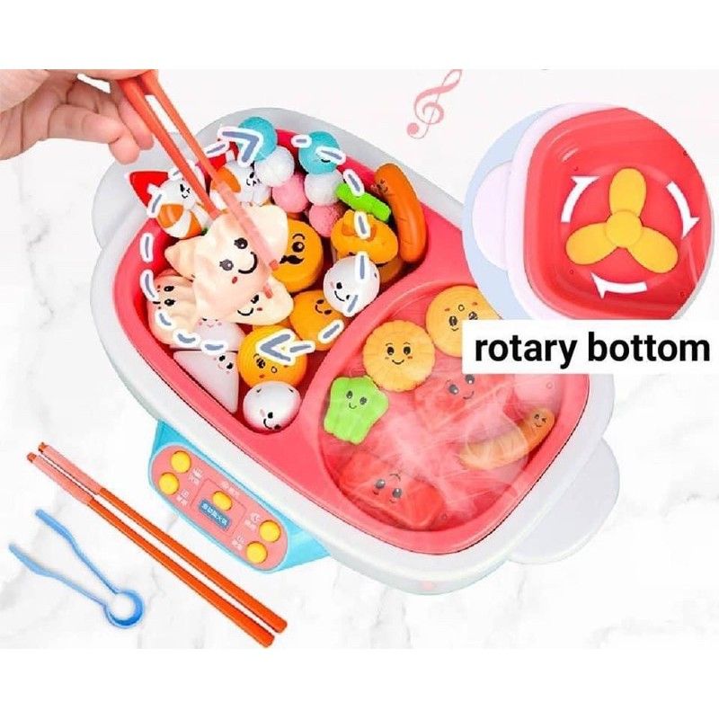 เกมหม้อสุกี้❤️มีควัน เหมือนจริง😲 ของเล่นชาบู ติ่มซำ 45 ชิ้น‼️ค่าส่งถูก ส่งไว🙏