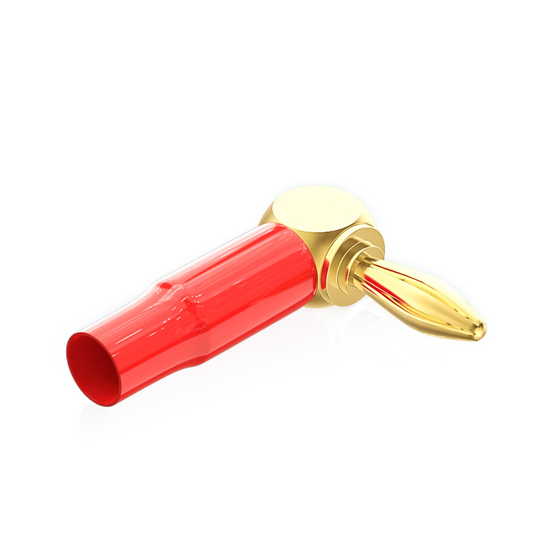 ERTK 90Banana plug แบบหัก90องศาสำหรับ สายลำโพง เครื่องเสียง ที่ต้องการมุมตั้งฉาก ประกันศูนย์ไทย