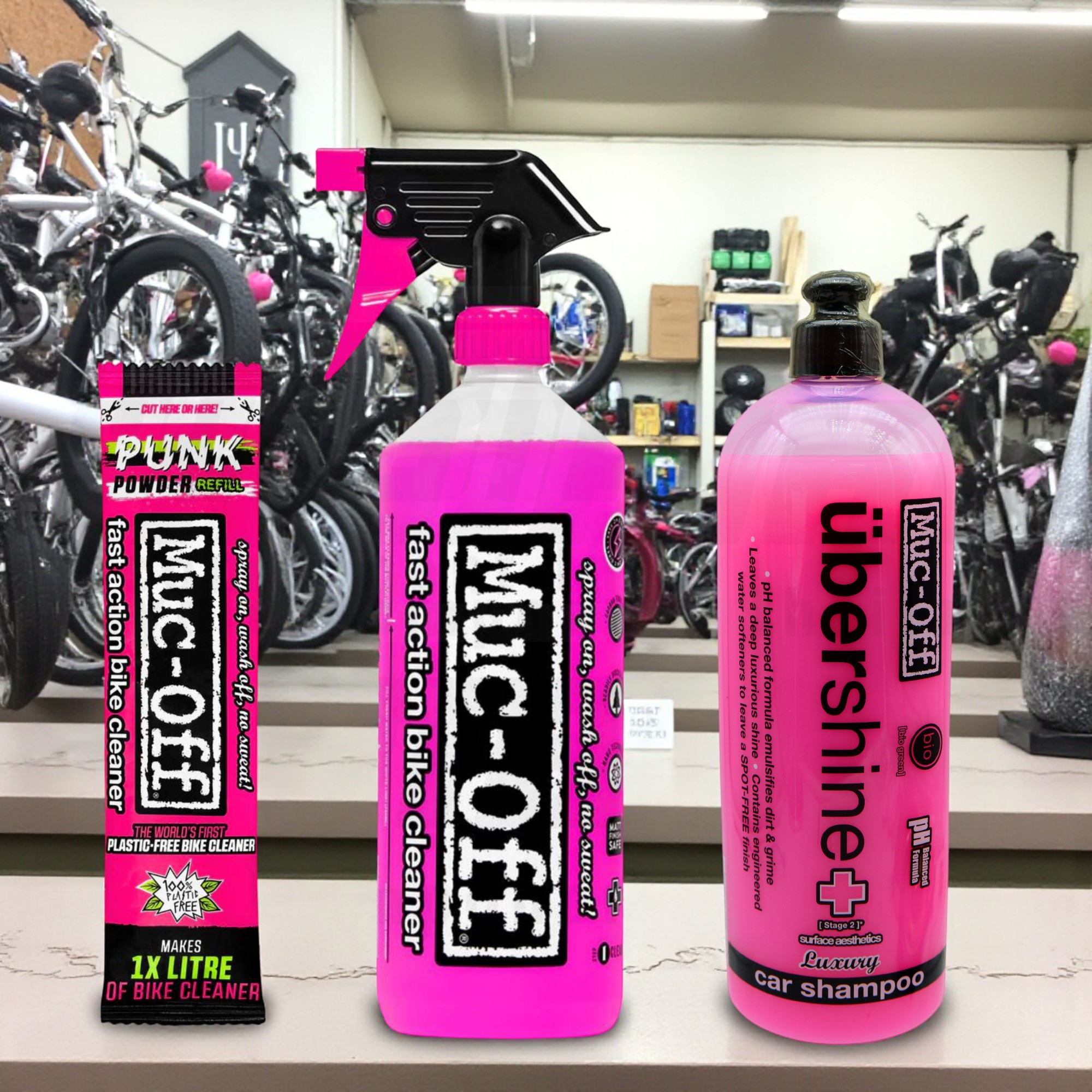 น้ำยาล้างจักรยาน มอเตอร์ไซค์ MUC-OFF Nano Bike Cleaner 1L